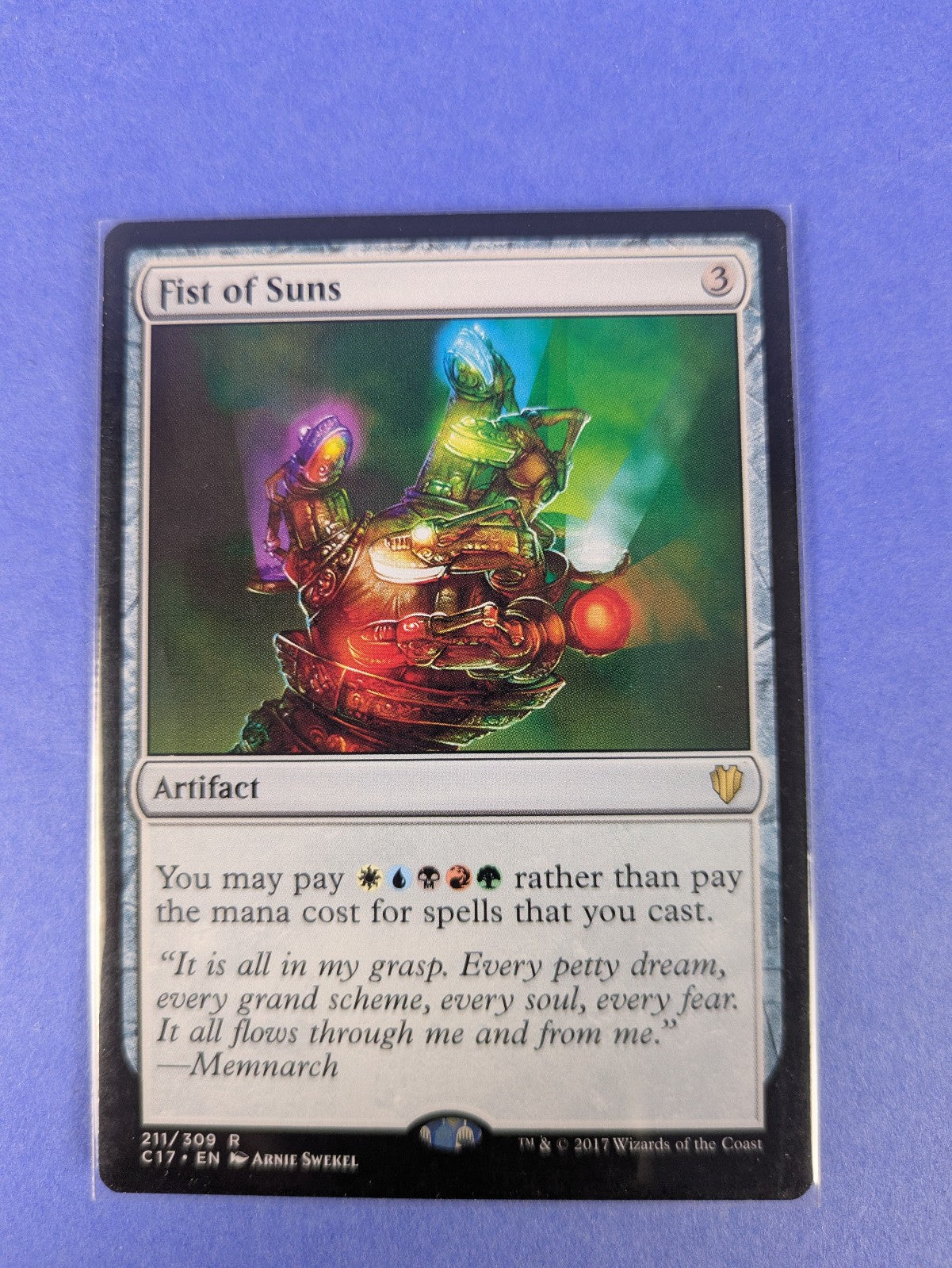MTG Magic the Gathering: Commander 2017: Fist of Suns #211/309 Rare - NM