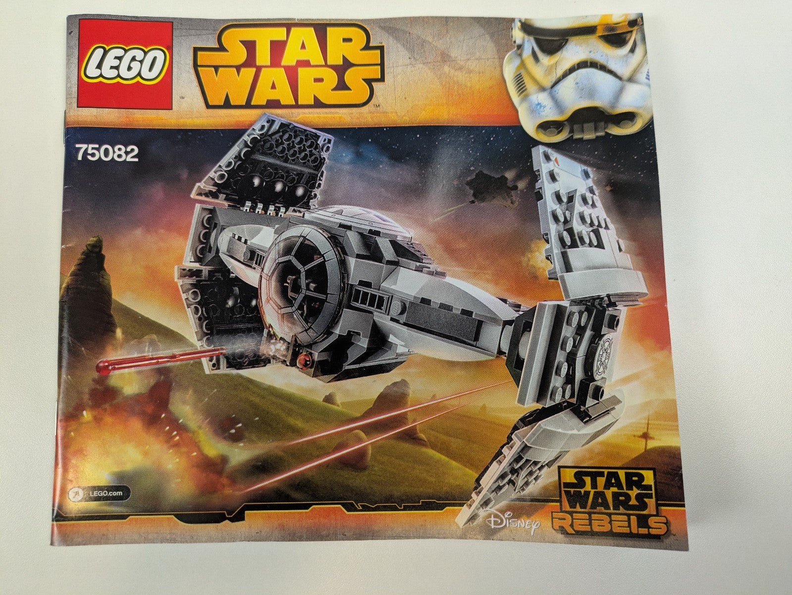 Lego Star Wars: TIE Advanced Prototype Set 75082 - Incomplete Set