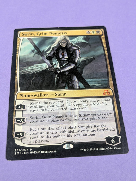 MTG Magic: Shadows over Innistrad: Sorin, Grim Nemesis #251/297 Mythic - LP