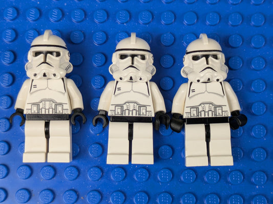 Lego Star Wars: Clone Trooper - Phase 2 Continuous Mouth (3X) sw0126 Set 7261