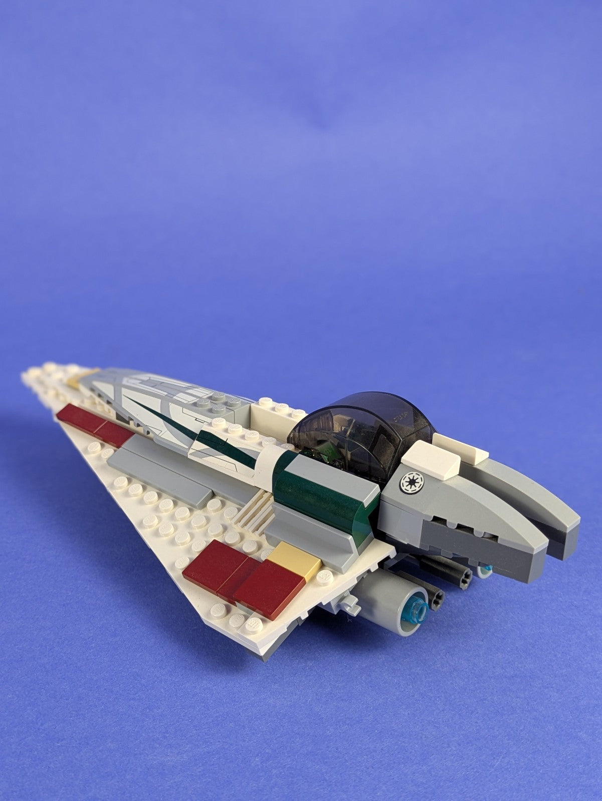 LEGO Star Wars Mace Windu's Jedi Starfighter 7868 Complete Set Pre-Owned