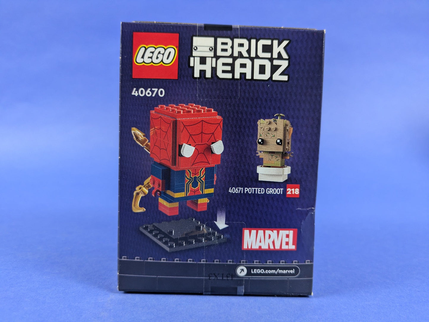 Lego BrickHeadz: The Infinity Saga: Iron Spider-Man Set 40670 BRAND NEW