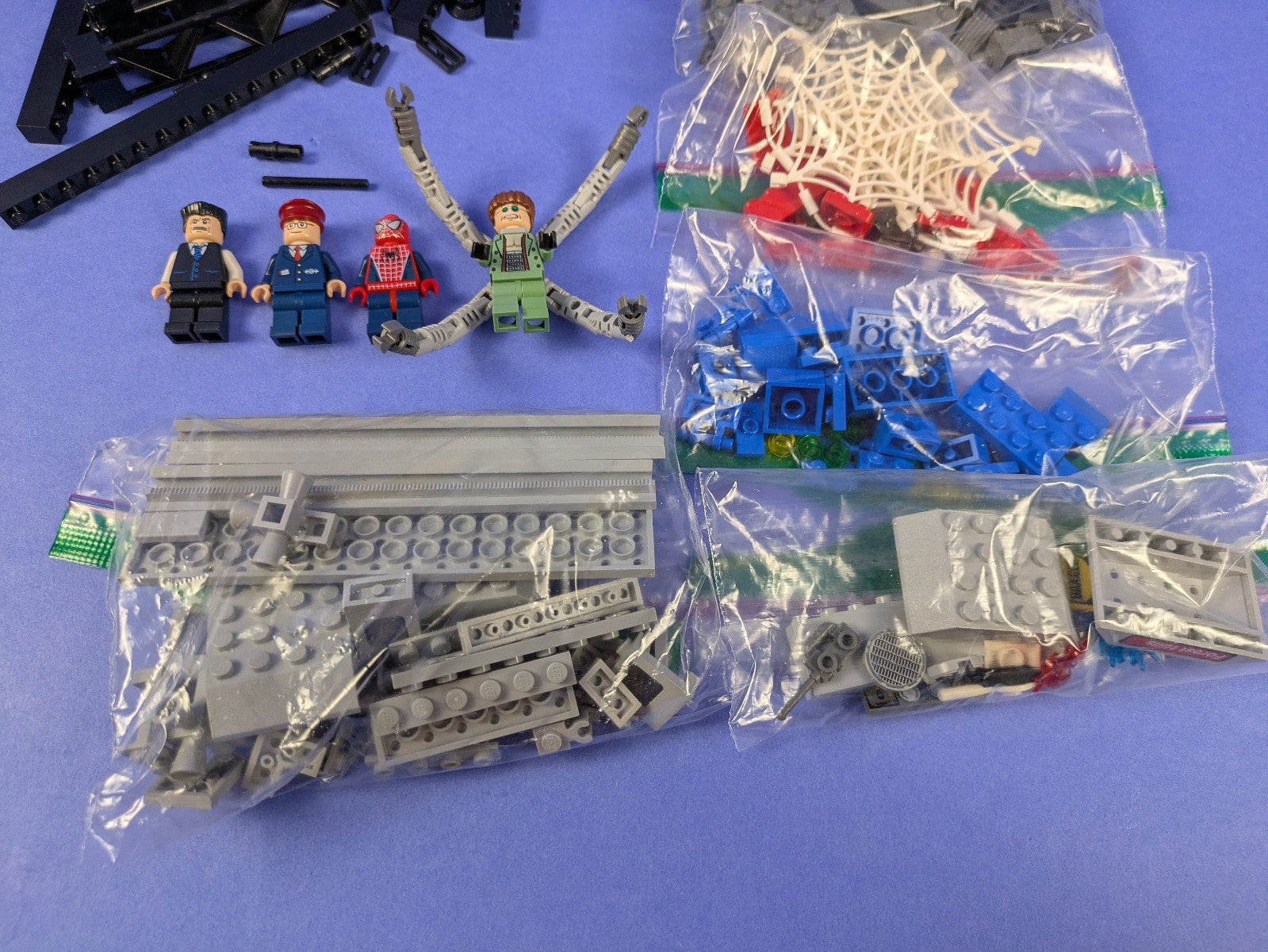 LEGO Spider-Man Spider-Man's Train Rescue 4855 Complete Set Pre-Owned