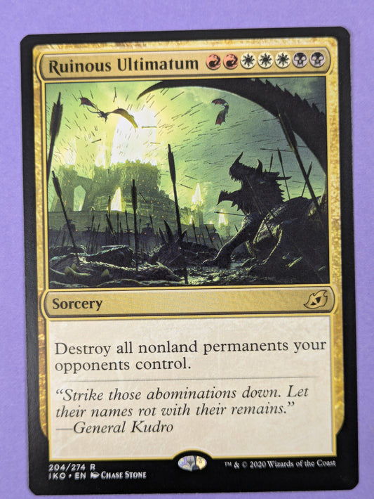 MTG Magic: Ikoria: Lair of Behemoths: Ruinous Ultimatum #204/274 Rare - NM