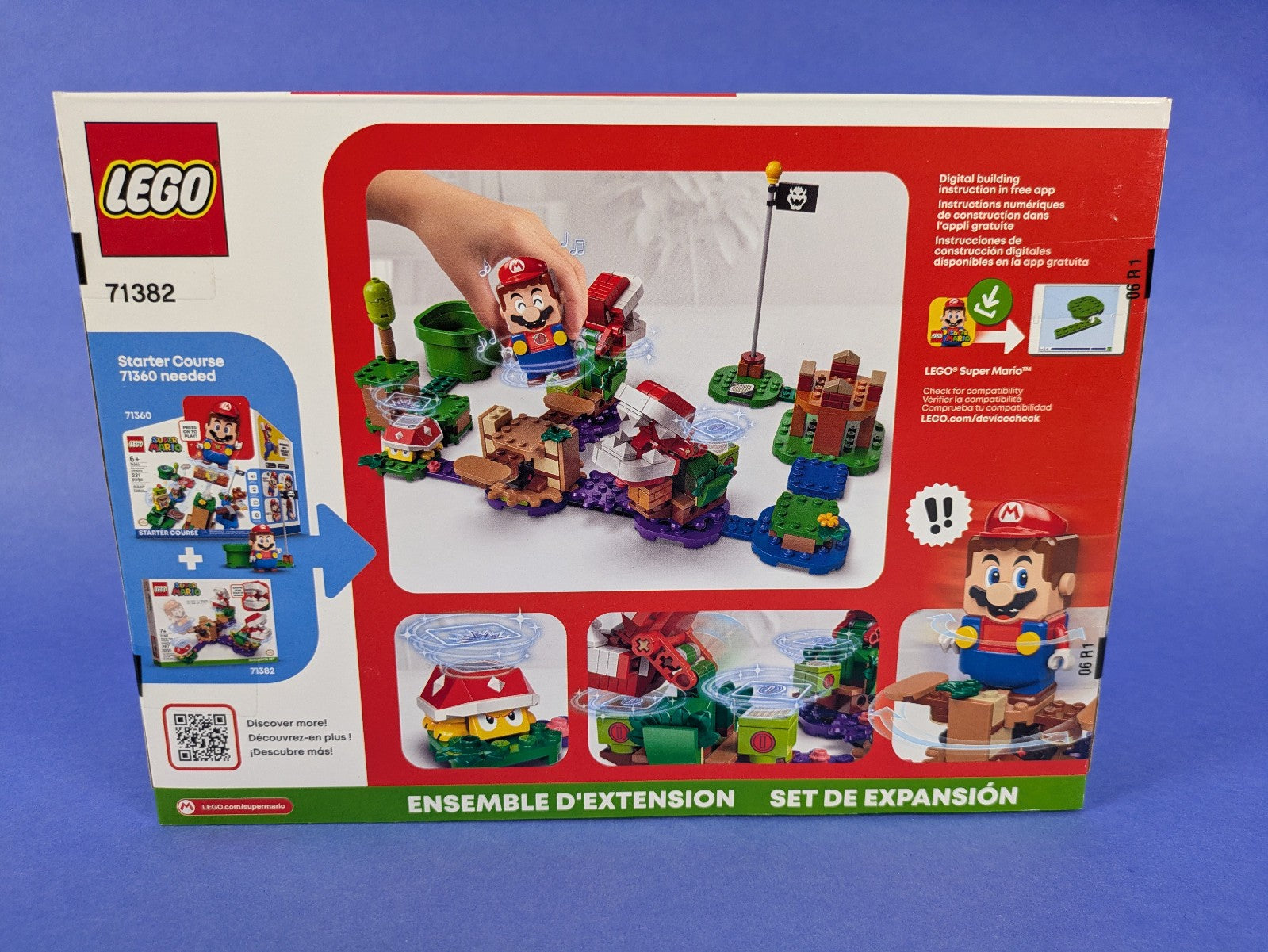 Lego Super Mario: Piranha Plant Puzzling Challenge Expansion Set 71382 BRAND NEW
