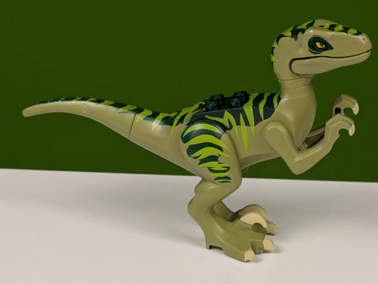 Lego Dino: Dinosaur Raptor/Velociraptor - Lime Markings Raptor02 Set 5884