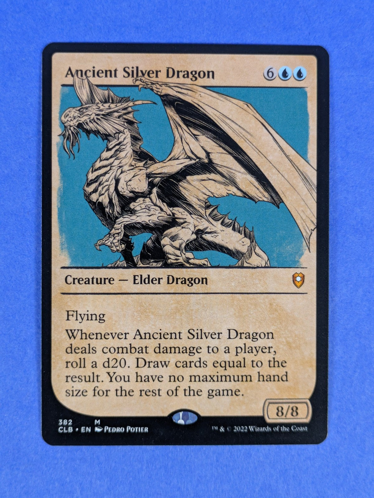 MTG Magic: Commander Legends: Ancient Silver Dragon #382 Mythic - NM