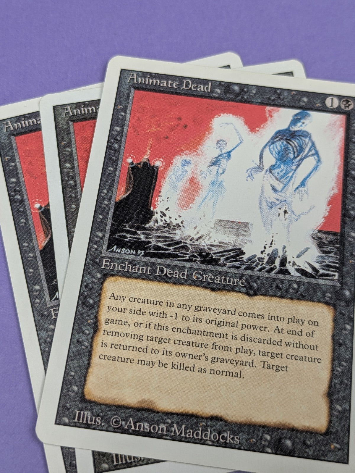 MTG Magic: Revised Edition: Animate Dead #93 Uncommon - NM
