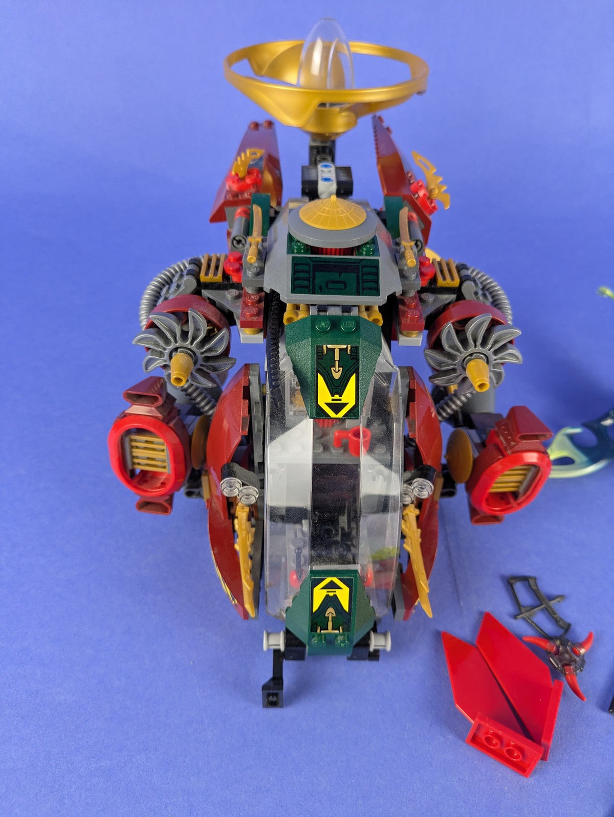 LEGO NINJAGO Ronin R.E.X. 70735 Incomplete Set Pre-Owned