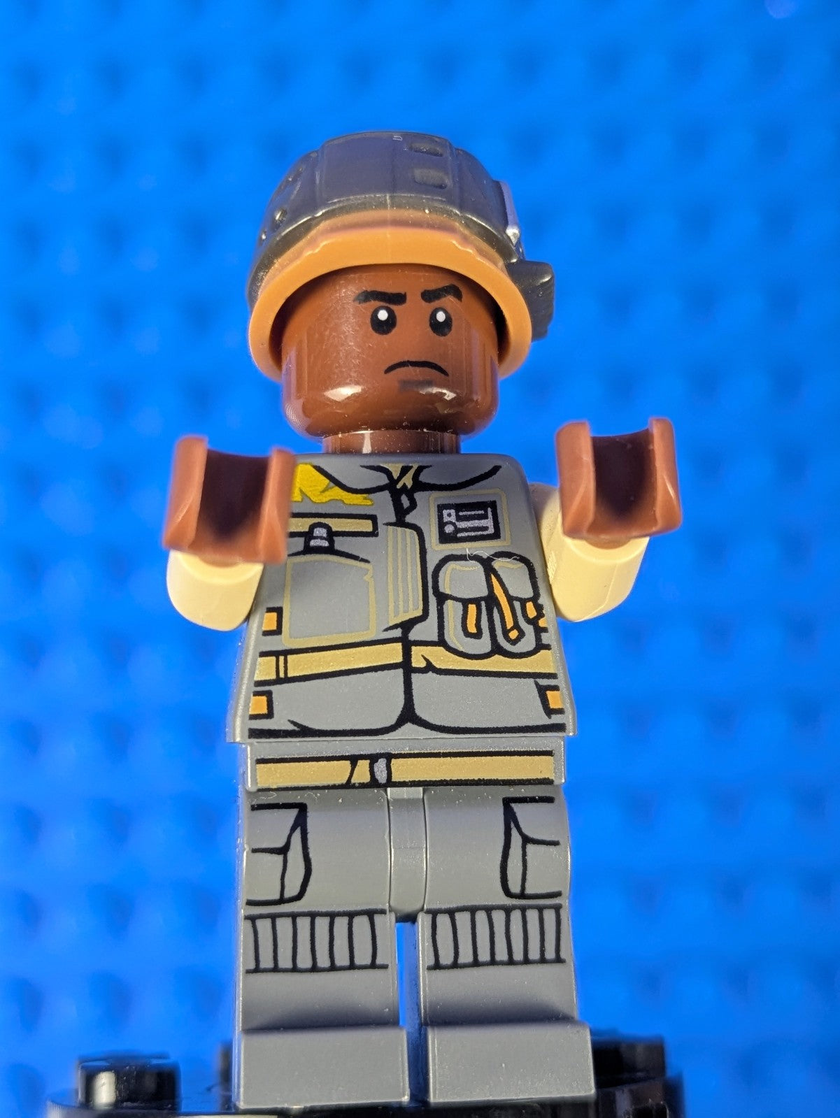 Lego Star Wars: Rebel Trooper - Reddish Brown Head sw0806 Set 75164
