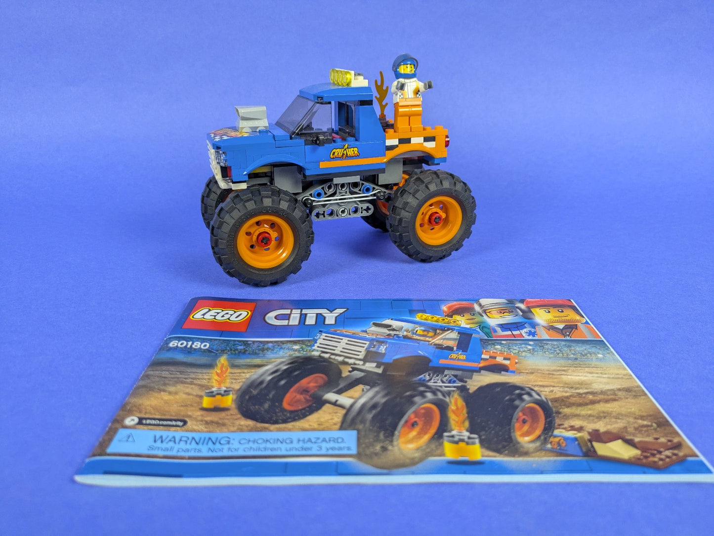 Lego Town: City: Race: Monster Truck 60180 w/ Instructions