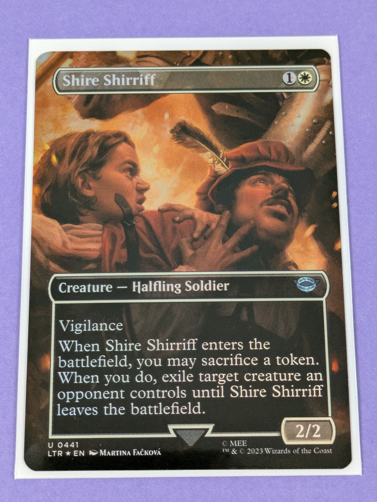 MTG: The Lord of the Rings: Shire Shirriff Borderless Foil #0441 Uncommon - NM