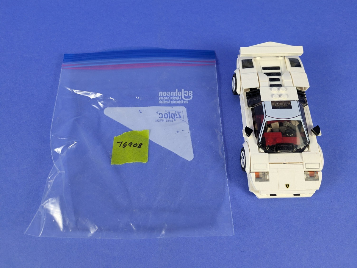 Lego SPEED CHAMPIONS: Lamborghini Countach Set 76908 Incomplete Set