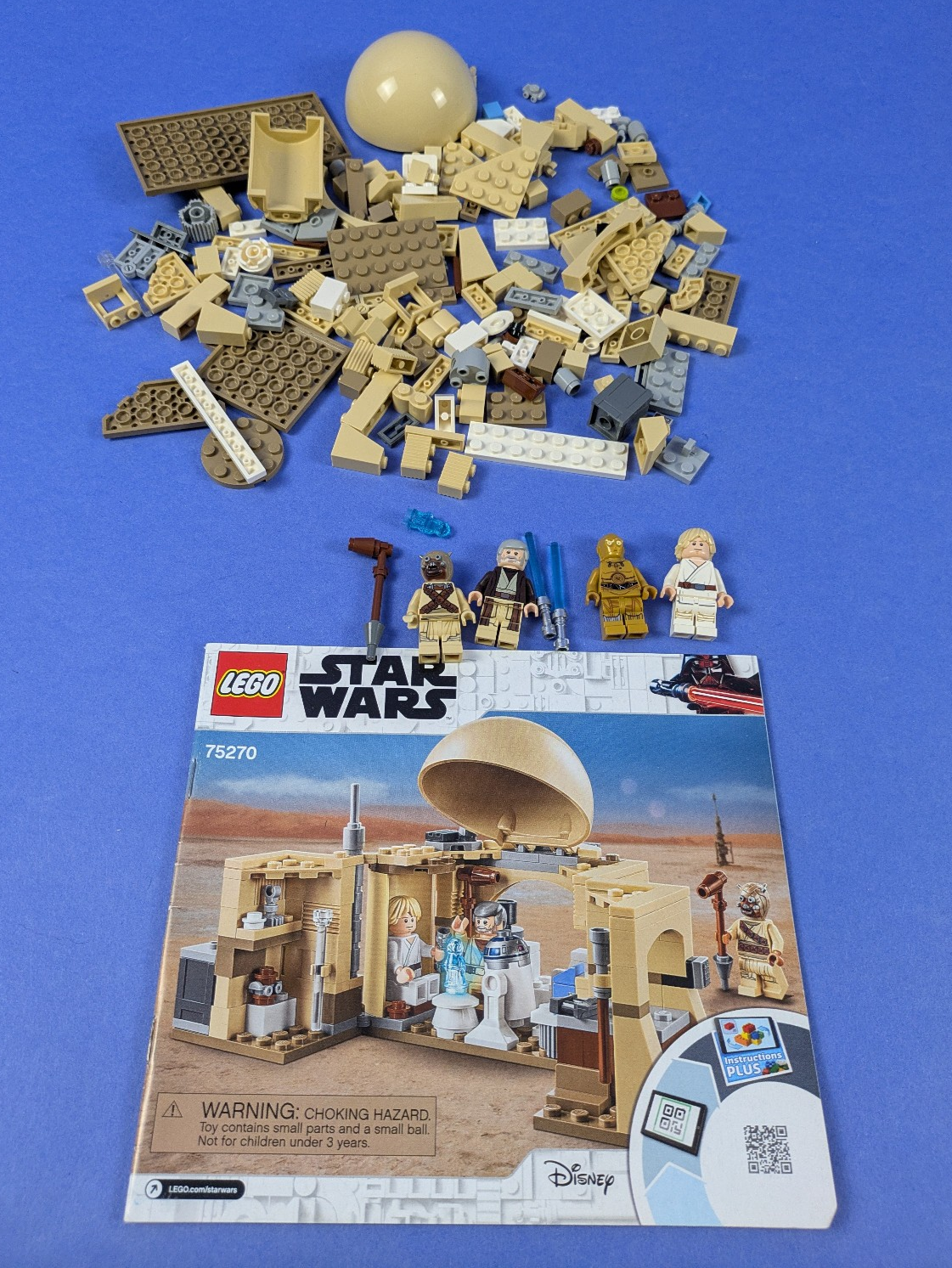 LEGO Star Wars Obi-Wan's Hut 75270 Complete Set Pre-Owned