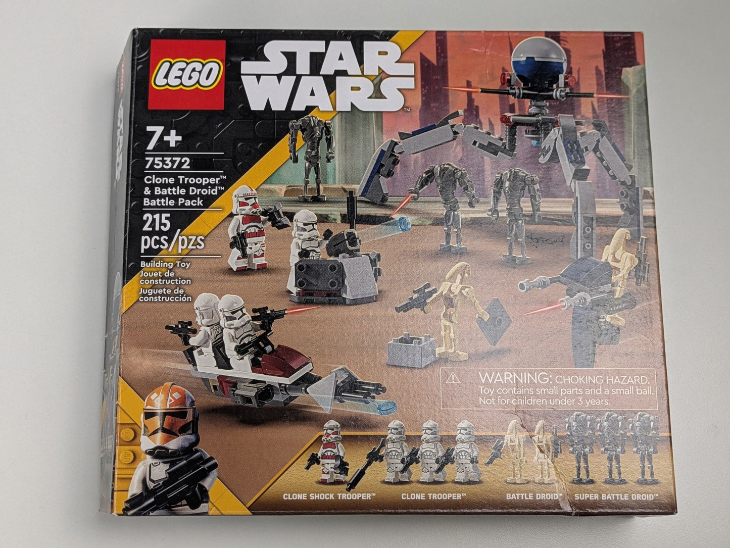 Lego Star Wars: Clone Trooper & Battle Droid Battle Pack Set 75372 Complete Set