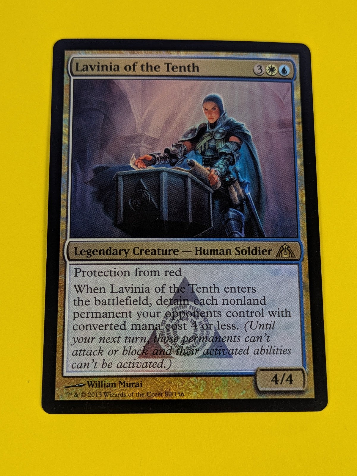 MTG Magic: Dragon's Maze: Lavinia of the Tenth Foil #80/156 Rare - NM