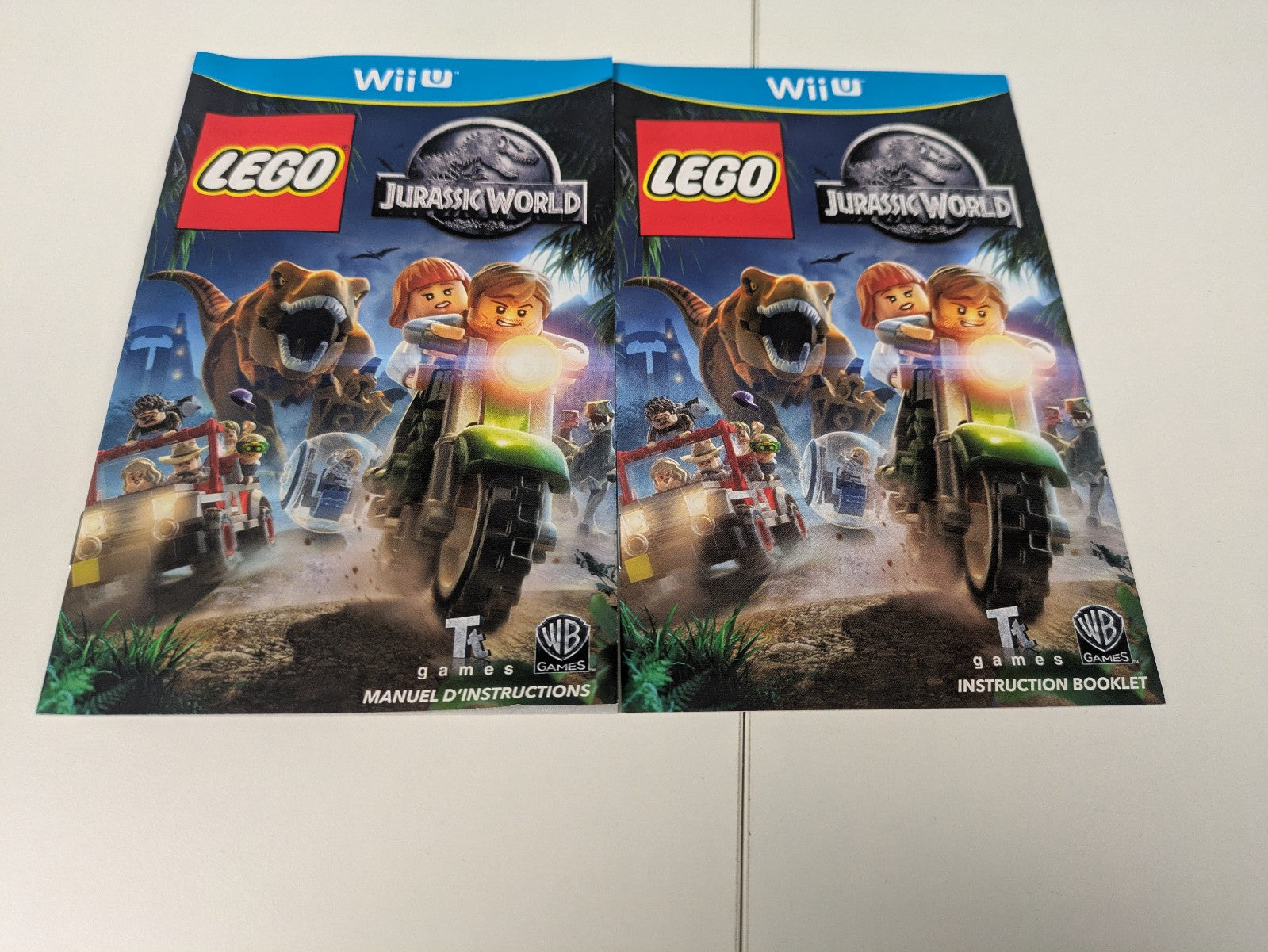 LEGO Jurassic World (Nintendo Wii U, 2015) CIB