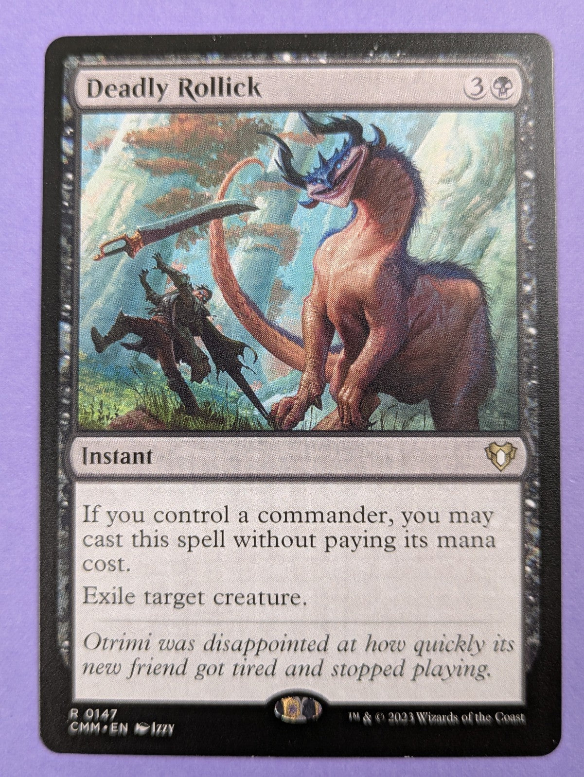 MTG Magic the Gathering: Commander Masters: Deadly Rollick #0147 Rare - LP