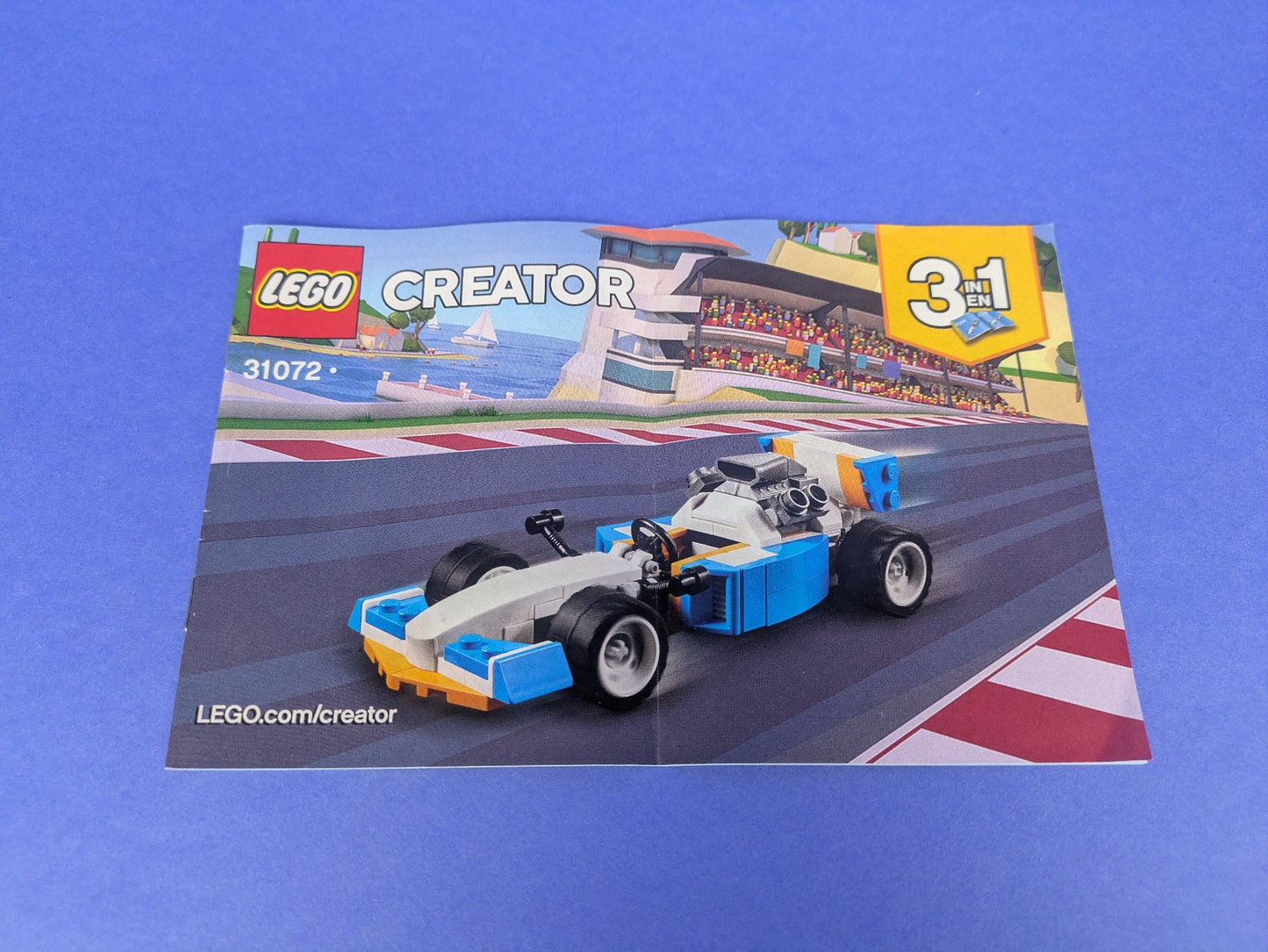 Lego Creator: Model: Race: Extreme Engines Set 31072 - w/ Instructions