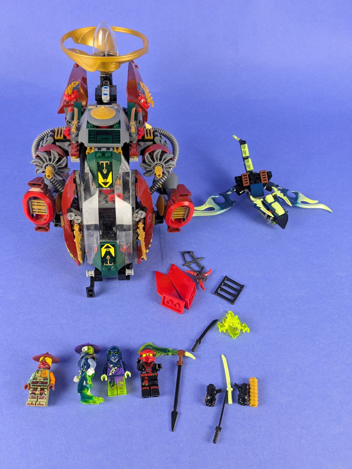 LEGO NINJAGO Ronin R.E.X. 70735 Incomplete Set Pre-Owned