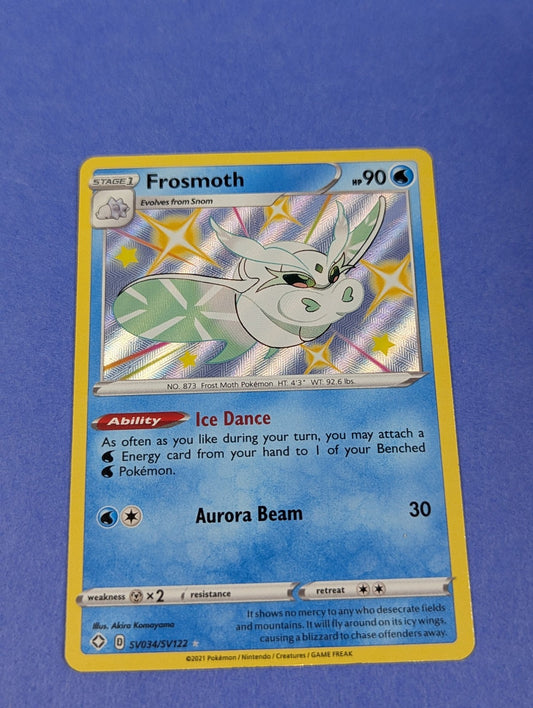 Frosmoth - SV034/SV122 - Shiny Rare Holo Shining Fates - Pokemon Card - LP