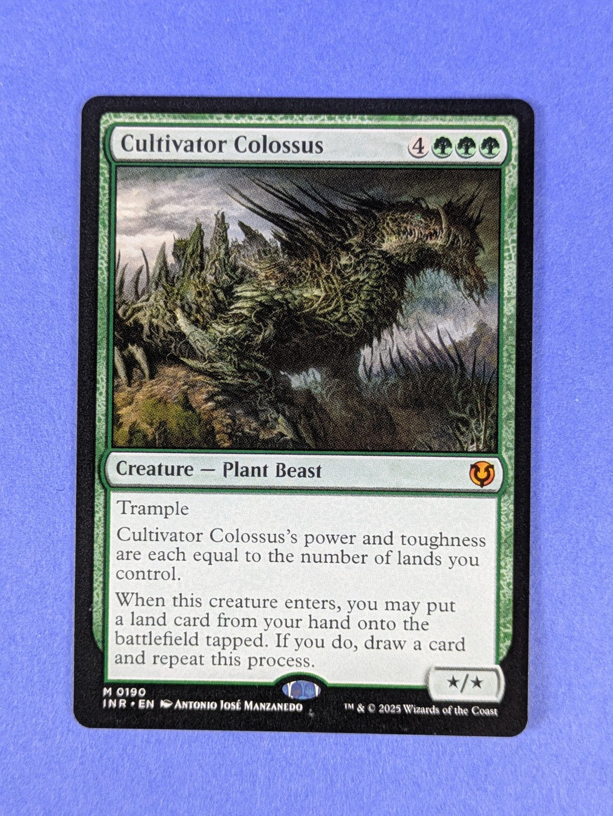 MTG Magic: Innistrad Remastered: Cultivator Colossus #0190 Mythic - NM