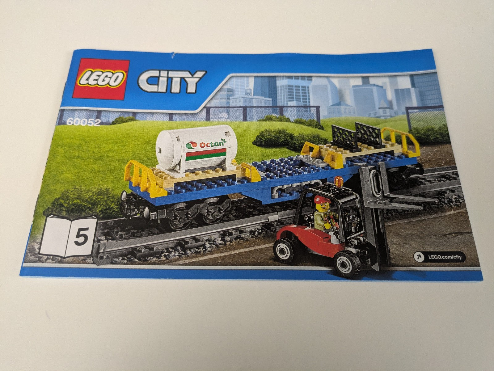 Lego City: Train: RC Train: Cargo Train Set 60052 - Complete Set