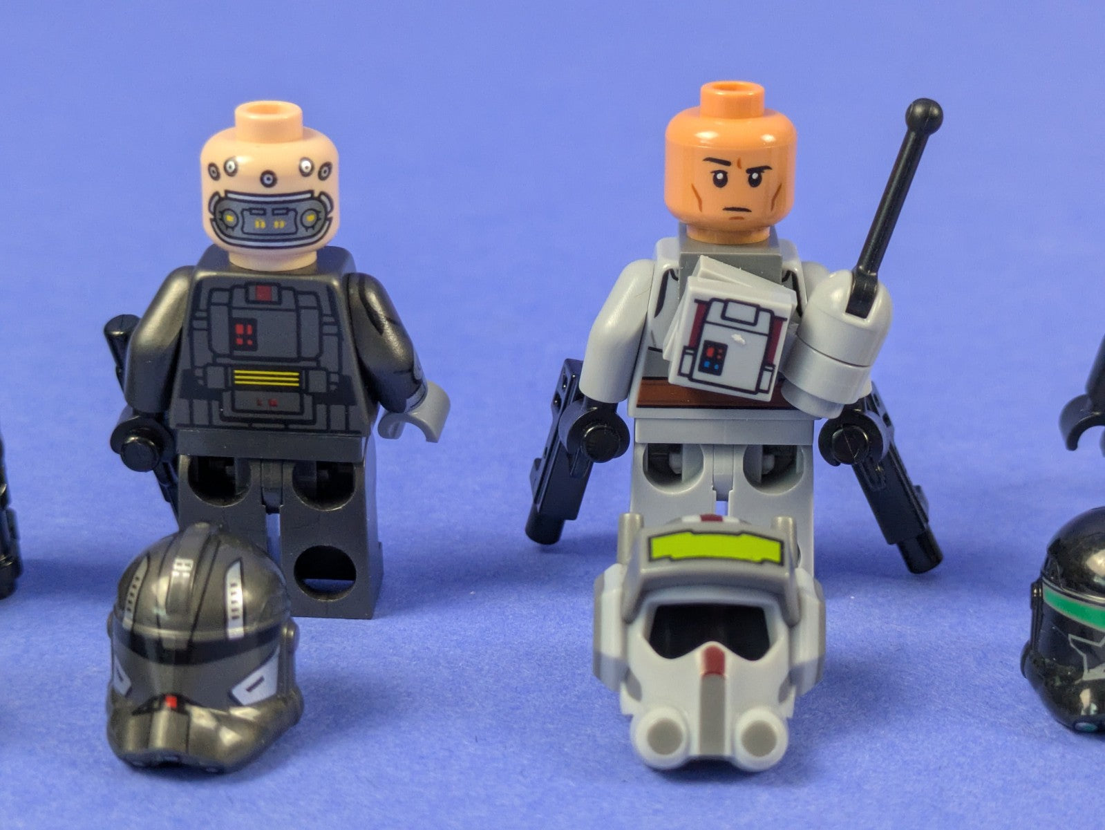 LEGO Star Wars The Bad Batch Minifigure Omega Hunter Wrecker Echo Tech Crosshair