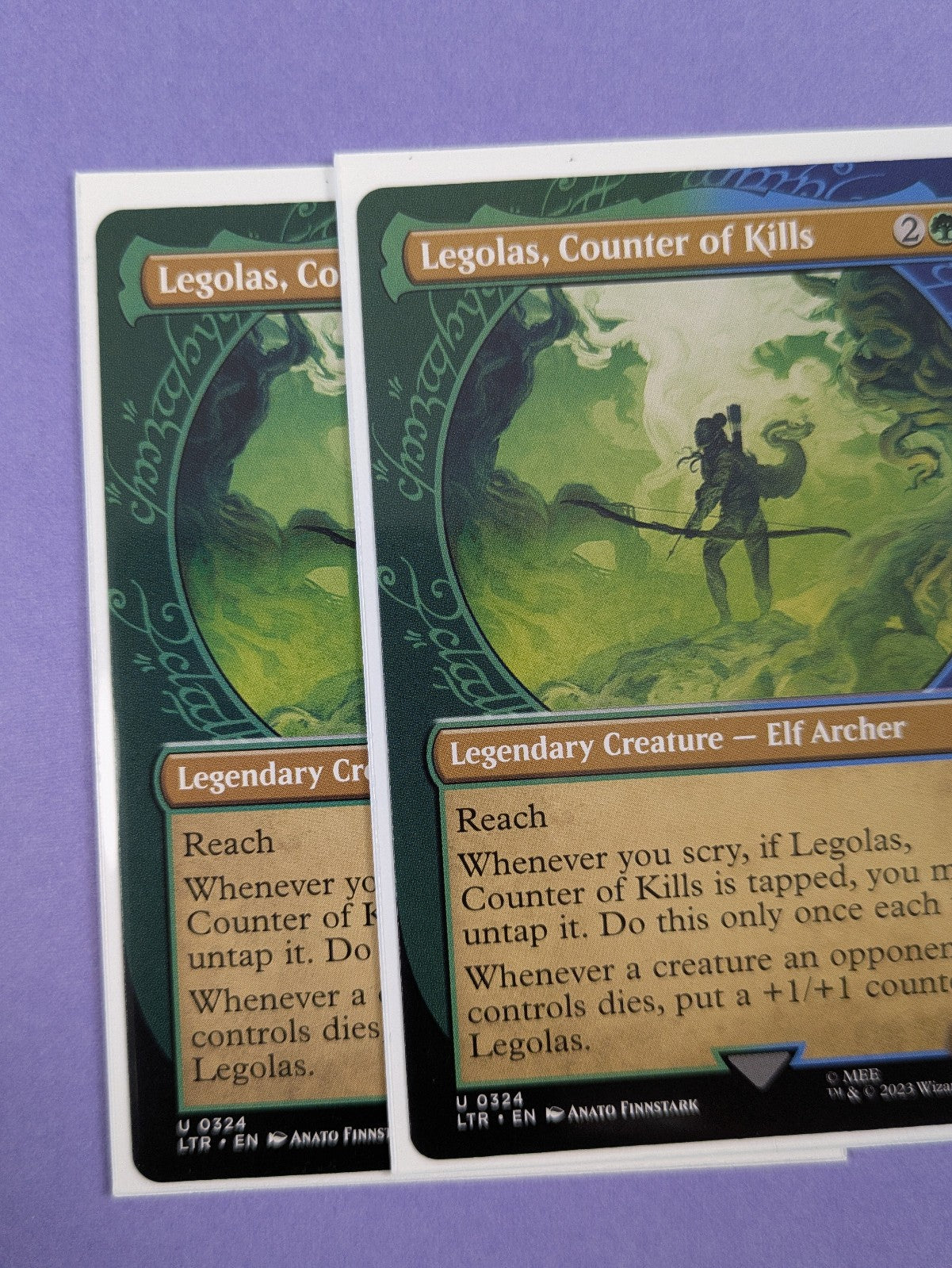 MTG: The Lord of the Rings: Legolas, Counter of Kills #0324 Uncommon - NM