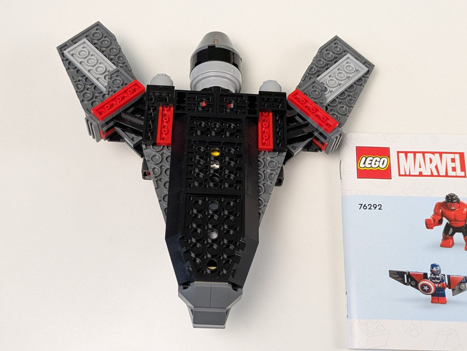 Lego Super Heroes: Captain America vs. Red Hulk Battle Set 76292 Incomplete Set