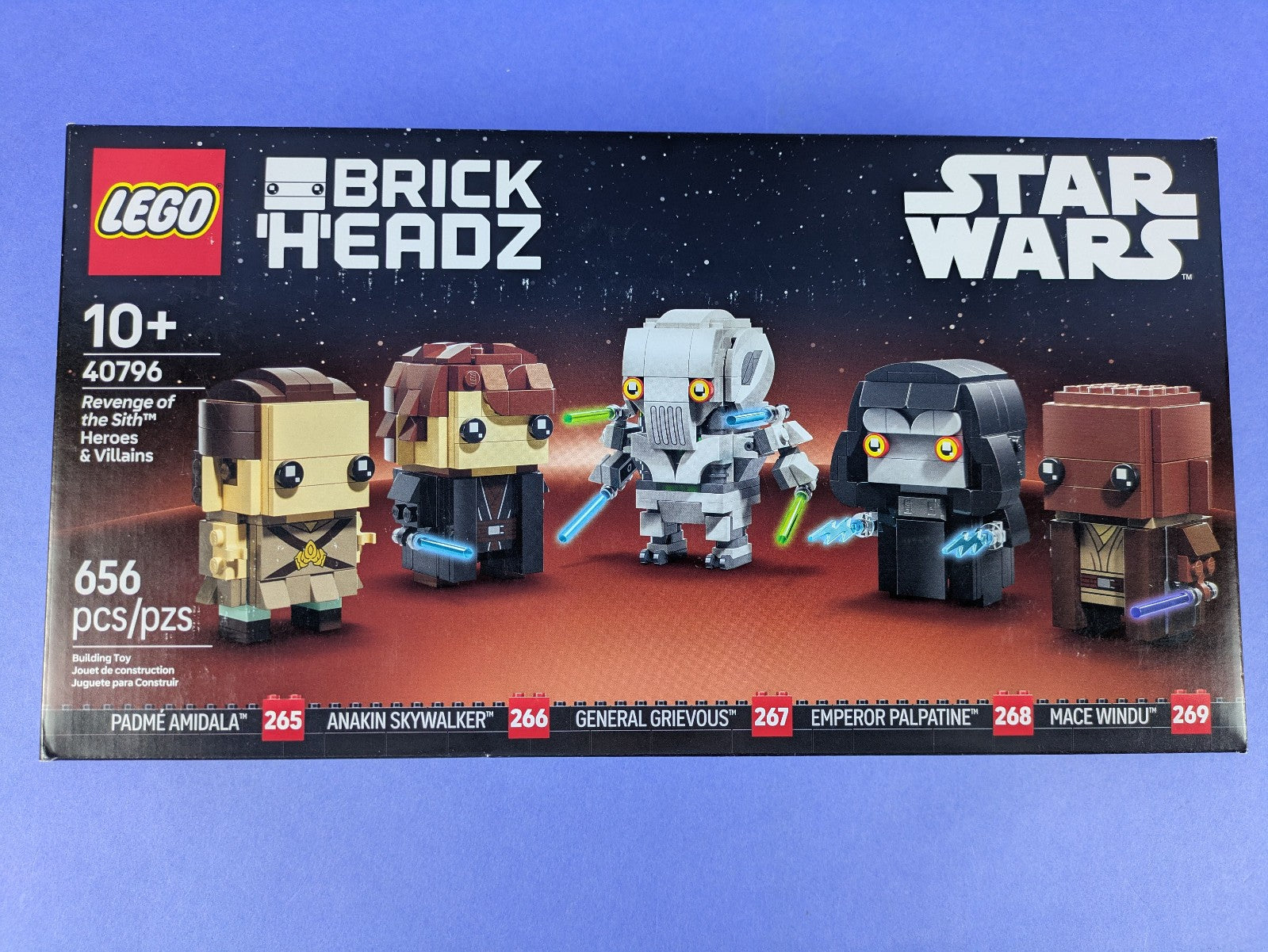 LEGO BrickHeadz Star Wars Revenge of the Sith Heroes & Villains 40796