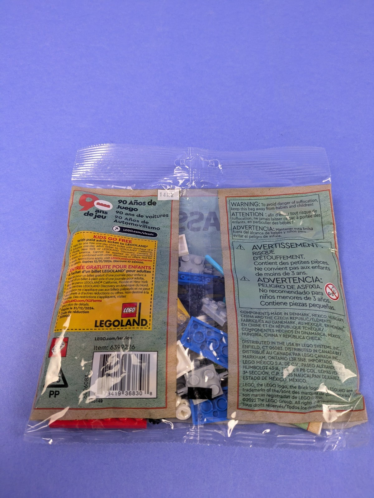LEGO Classic 90 Years of Cars Polybag 30510