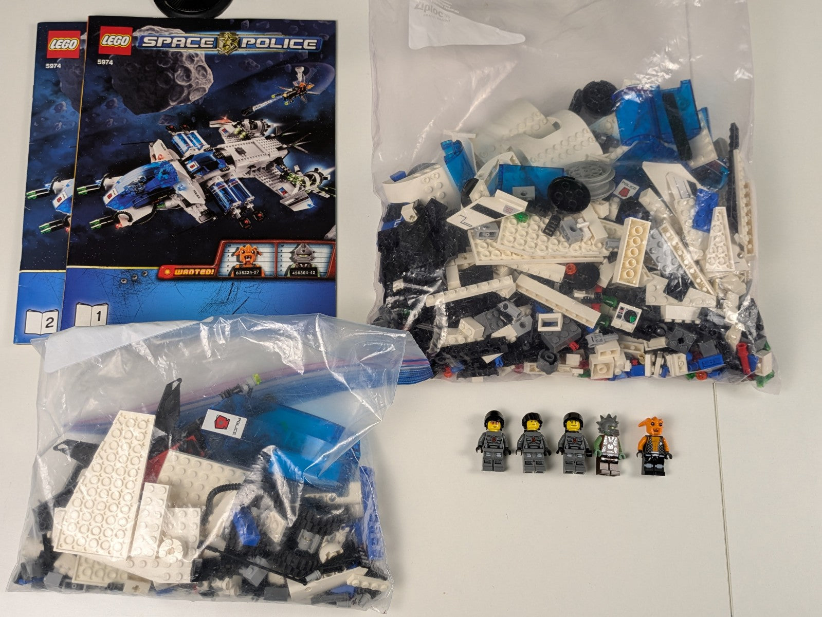 Lego Space: Space Police III: Galactic Enforcer Set 5974 - Incomplete Set