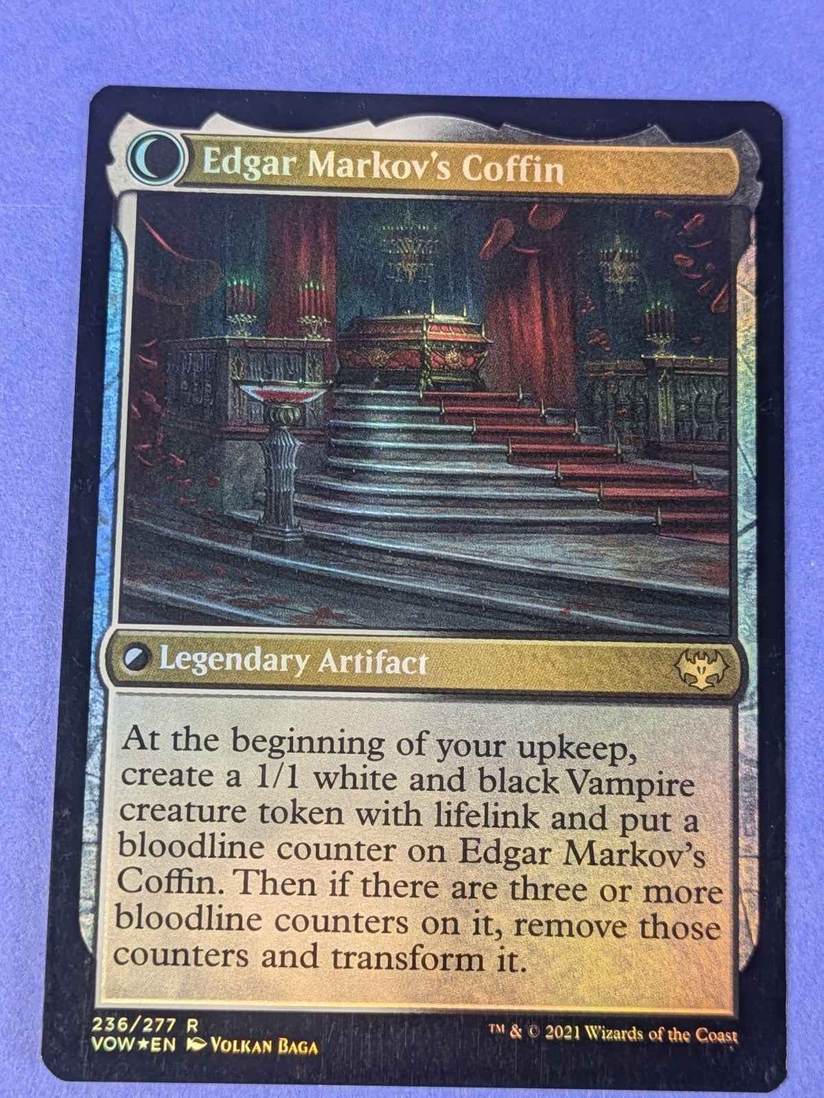 MTG: Innistrad: Edgar, Charmed Groom / Edgar Markov's Coffin Foil #236/277 - NM