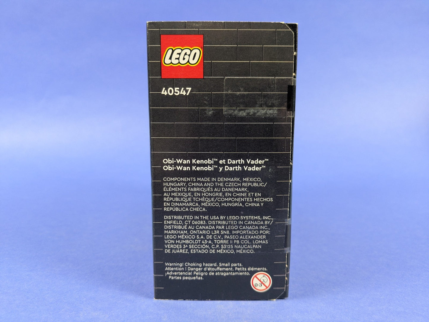 Lego BrickHeadz: Star Wars: Obi-Wan Kenobi & Darth Vader Set 40547 BRAND NEW