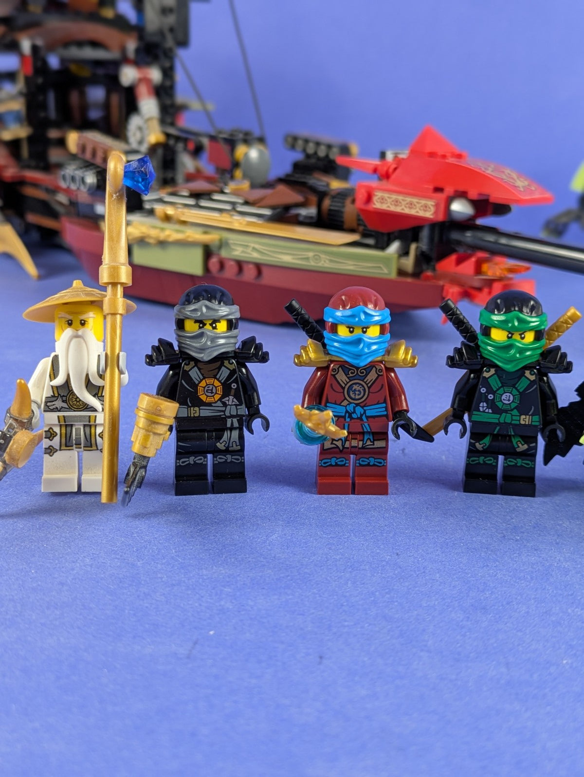 LEGO NINJAGO Final Flight of Destiny's Bounty 70738 Incomplete Set Pre-Owned