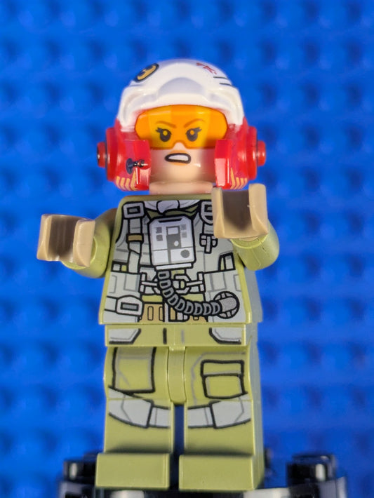 Lego Star Wars: Resistance Pilot A-wing - Tallissan 'Tallie' sw0884 Set 75196