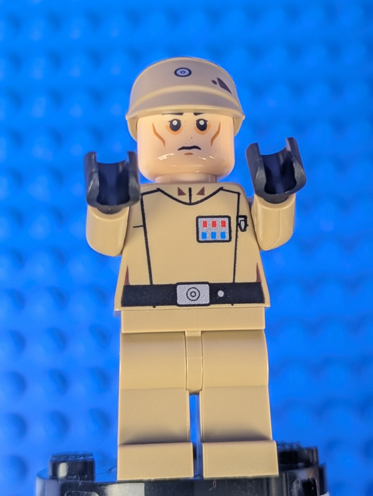 Lego Star Wars: Imperial Officer (Captain) - Dark Tan Uniform sw0623 Set 75106