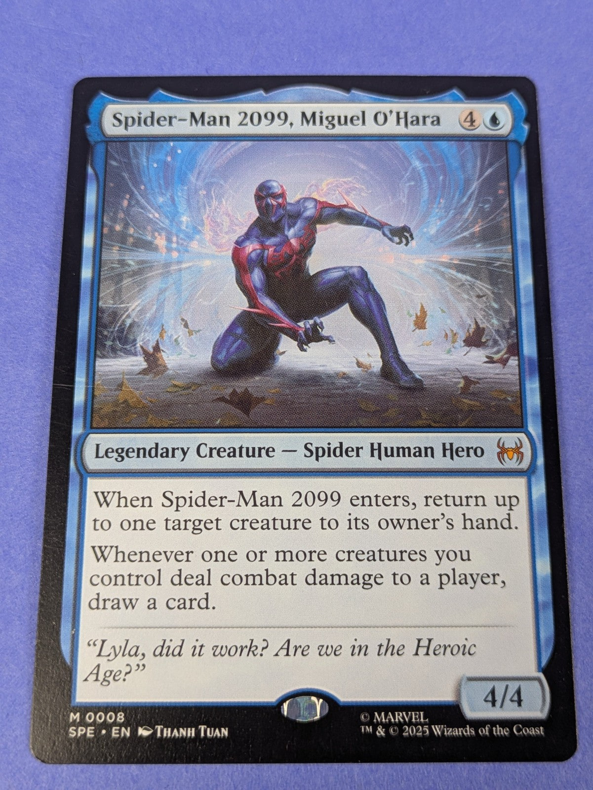 MTG: Marvel's Spider-Man Eternal: Spider-Man 2099, Miguel O'Hara #0008 Mythic NM