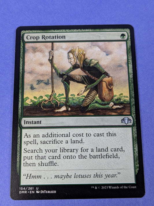 MTG Magic: Dominaria Remastered: Crop Rotation #154/261 Uncommon - NM