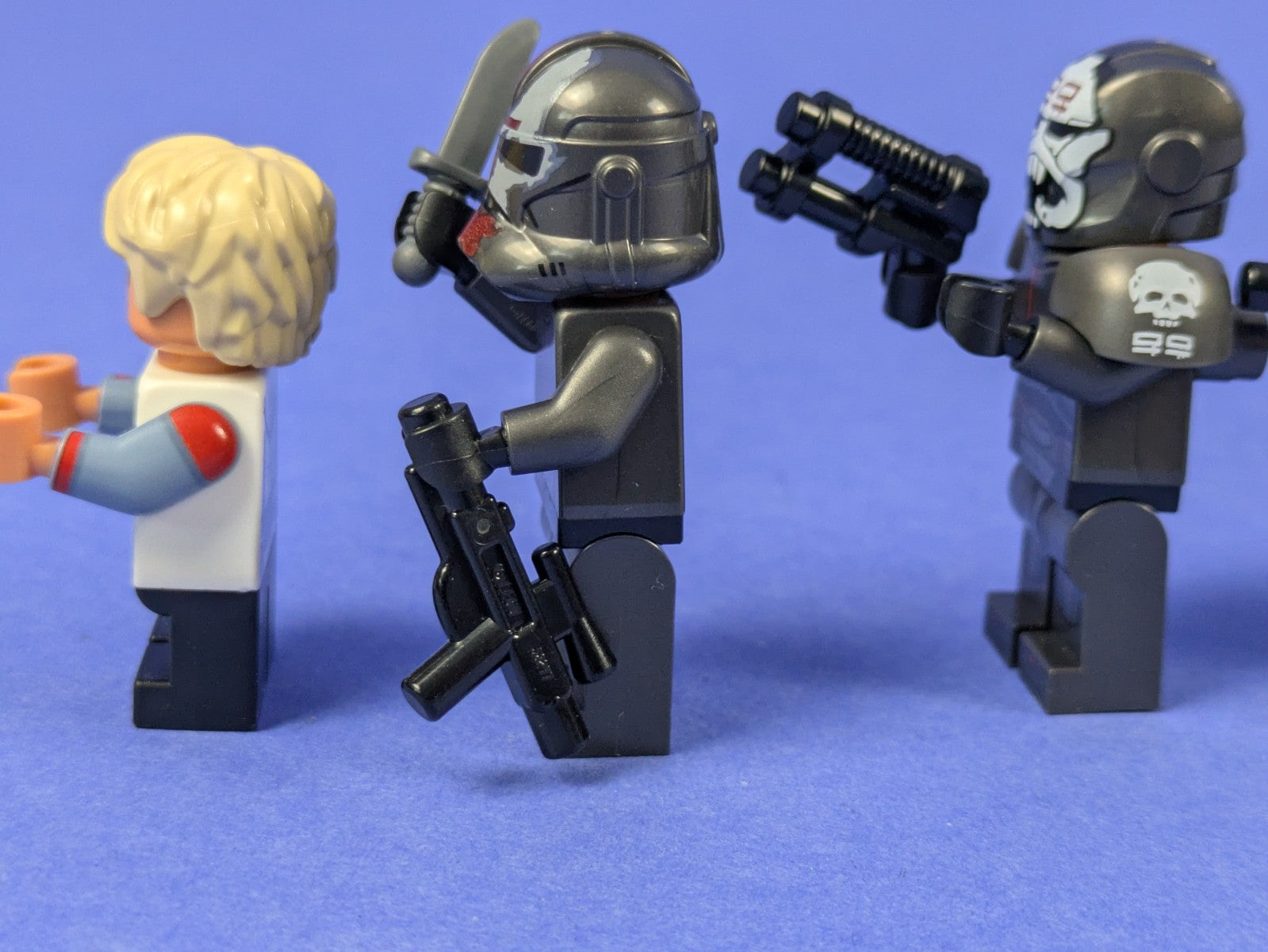 LEGO Star Wars The Bad Batch Minifigure Omega Hunter Wrecker Echo Tech Crosshair