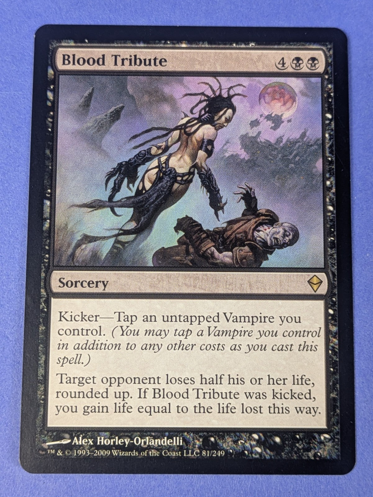 MTG Magic: Zendikar: Blood Tribute #81/249 Rare - NM