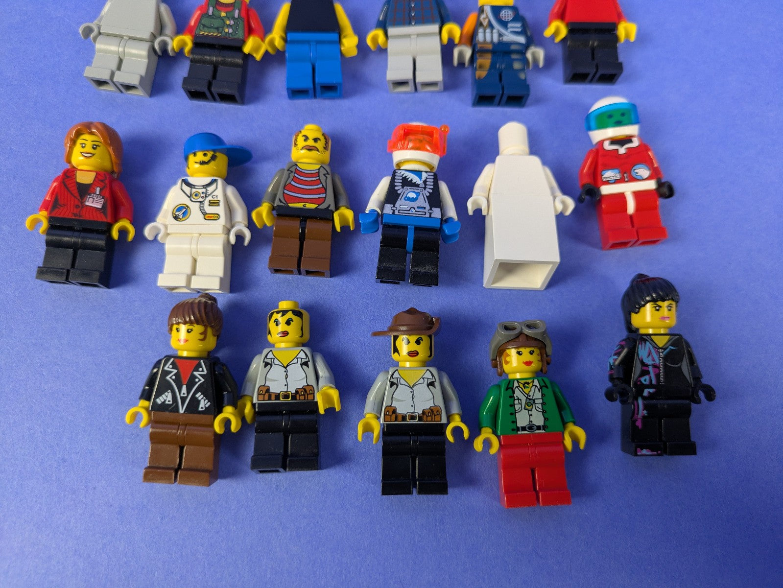 Lego Minifigure Bundle: 62 Assorted Minifigures 100% Authentic LEGO!