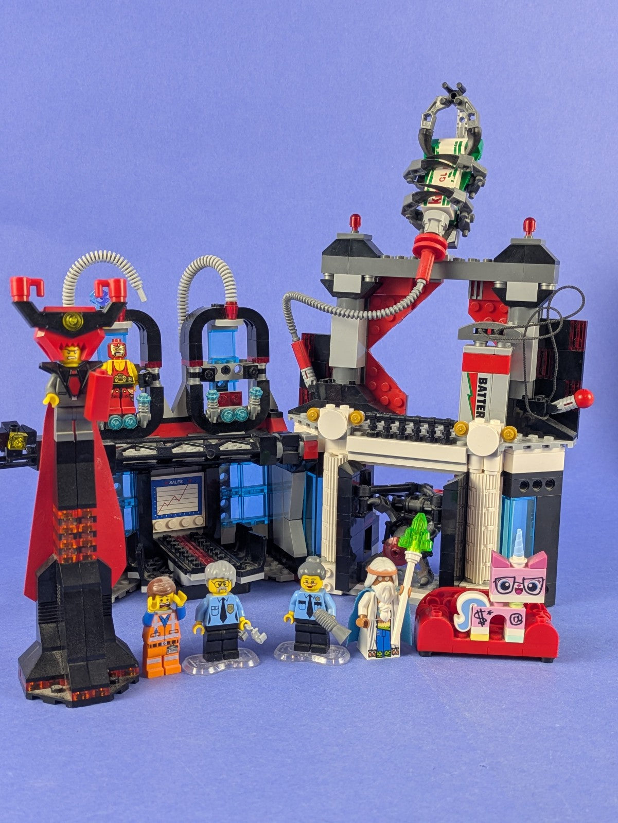 LEGO The LEGO Movie Lord Business' Evil Lair 70809 Incomplete Set Pre-Owned