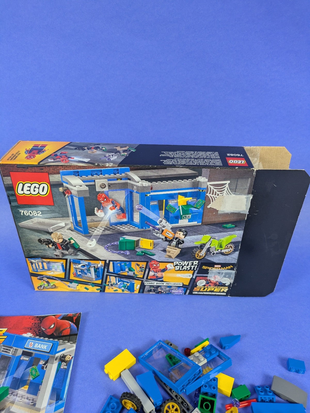 Lego Super Heroes: Spider-Man Homecoming: ATM Heist Battle Set 76082 No Book