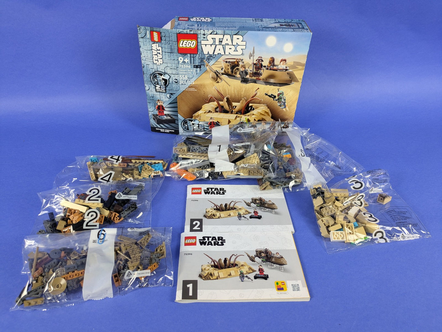 Lego Star Wars: Desert Skiff & Sarlacc Pit Set 75396 - Incomplete Set