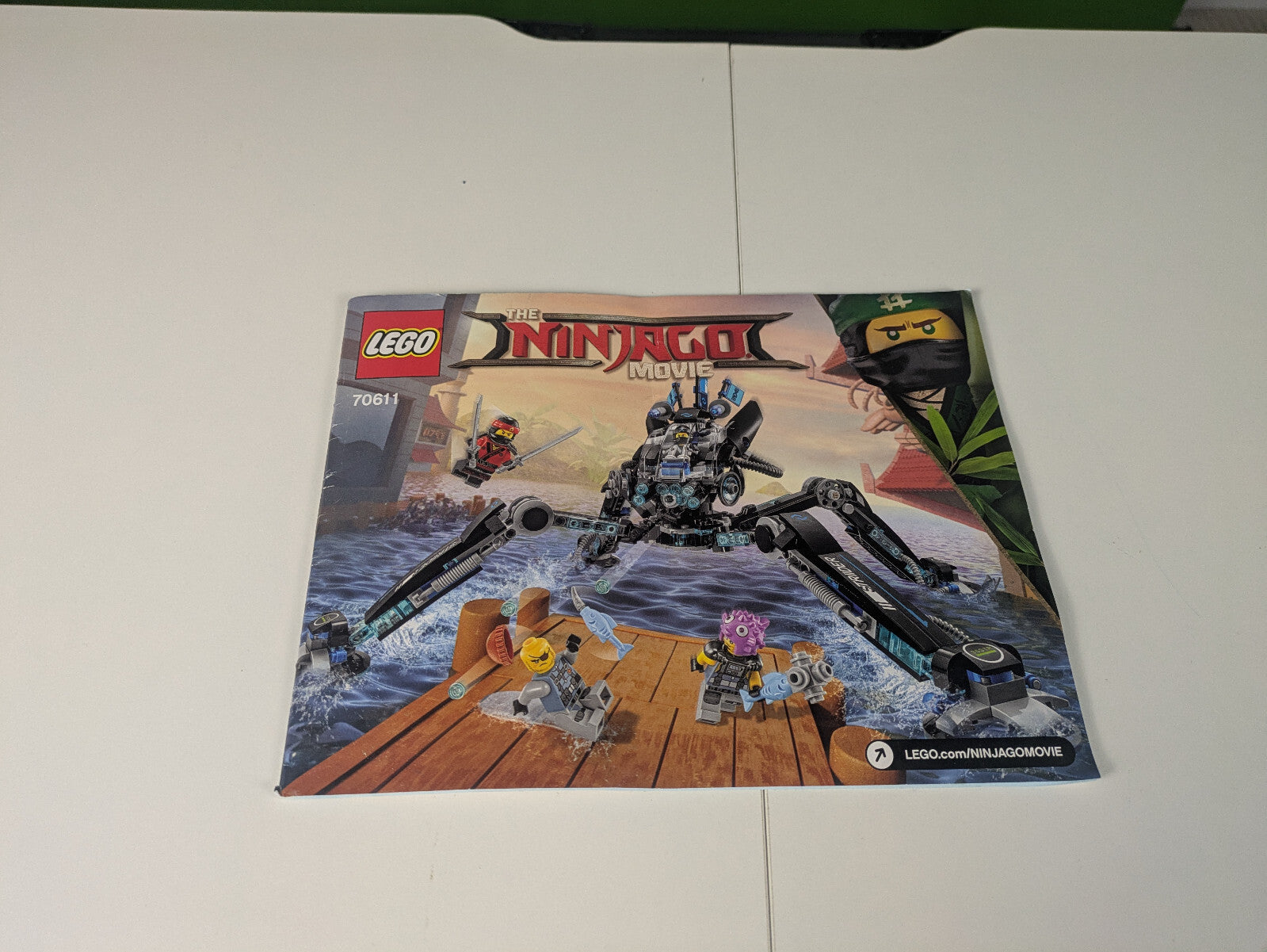 Lego NINJAGO: The LEGO NINJAGO Movie: Water Strider Set 70611 - w/ Instructions