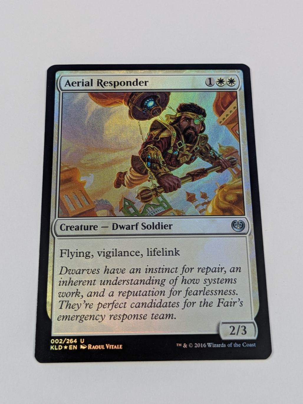 MTG: Kaladesh: Aerial Responder Foil #002/264 Uncommon - NM
