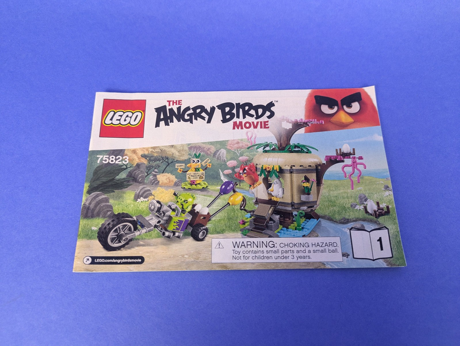 Lego The Angry Birds Movie: Bird Island Egg Heist Set 75823 - w/ Instructions