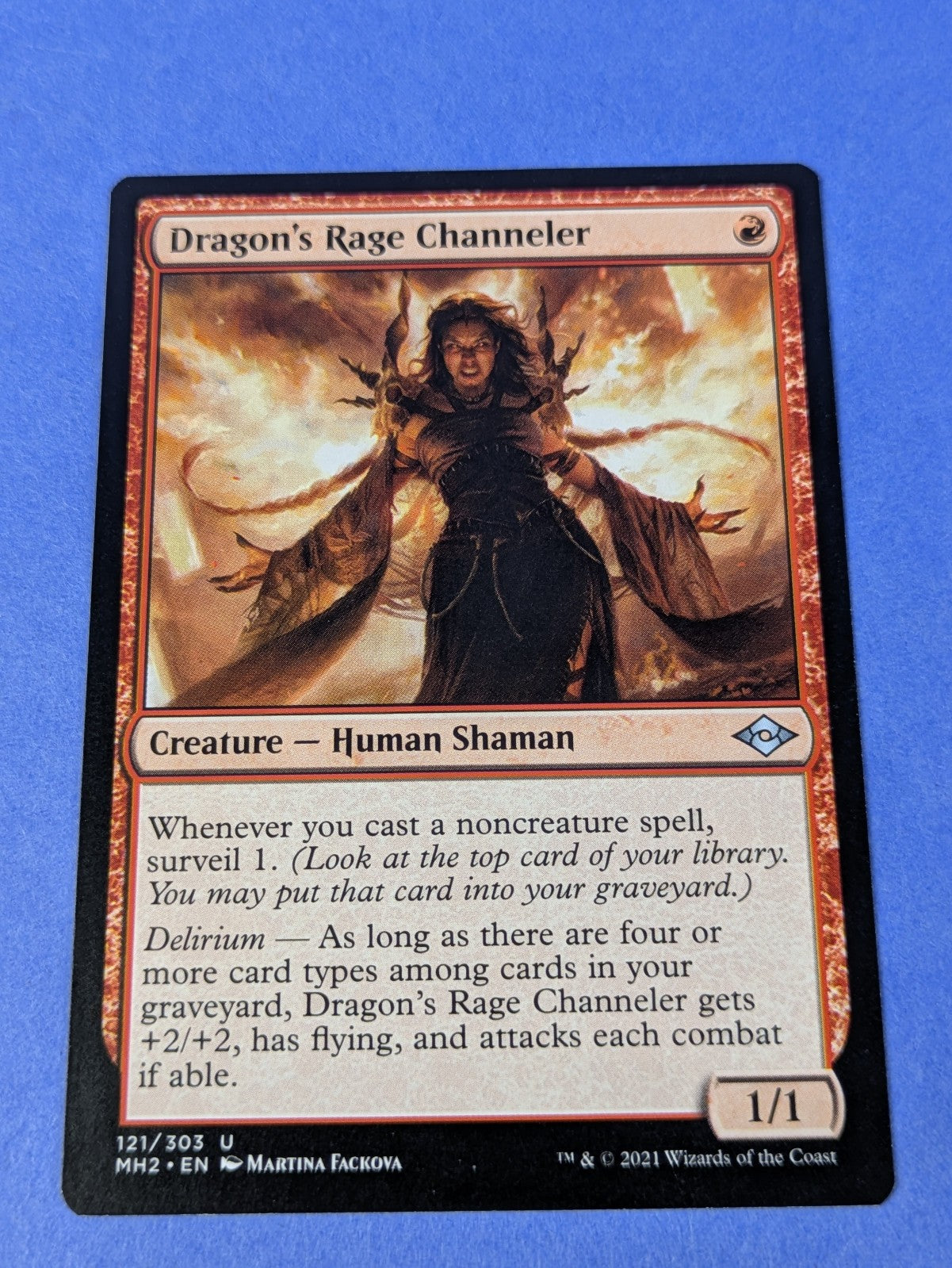 MTG Magic: Modern Horizons 2: Dragon's Rage Channeler #121/303 Uncommon - NM